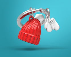 KĽÚČENKY Červený MTM