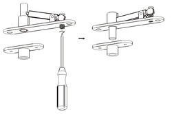 Pivotové pánty a závesy pre drevené dvere Strieborný JNF