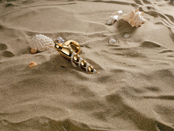 Kľučky na okrúhlych rozetách Zlatý LINEA CALI