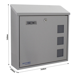 Poštové schránky Strieborný ROTTNER