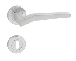 Kľučka na dvere FO - GENOVA - R CHM - chróm matný (C02) | MP-KOVANIA.sk