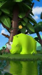 Nočné lampy Zelený DHK