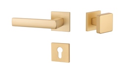 Kľučky na hranatých rozetách Zlatý APRILE