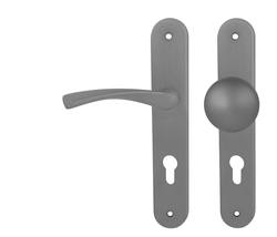 Kľučky na oválnych štítoch Sivý FROSIO BORTOLO