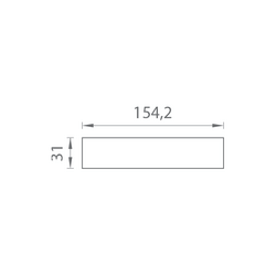 Kľučky na obdĺžnikových rozetách Čierny Griffwerk