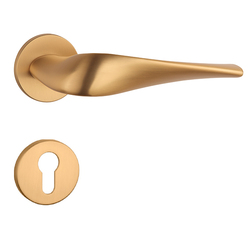 Kľučky na okrúhlych rozetách Zlatý APRILE