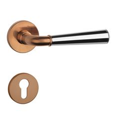 Kľučky na okrúhlych rozetách Kombinovaný APRILE