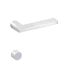 Minimalistické kľučky bez rozety na interiérové dvere Strieborný NUDA - VERUM ITALY