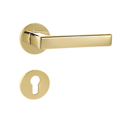 Kľučky na okrúhlych rozetách Zlatý Tupai