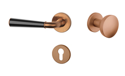 Kľučky na okrúhlych rozetách Kombinovaný APRILE