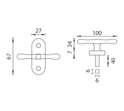 Olivy na drevené okná Zlatý NI