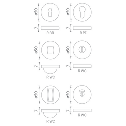 Okrúhle rozety Čierny BA