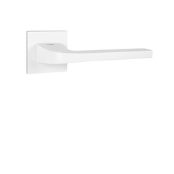 Kľučky na hranatých rozetách Biely Tupai