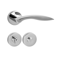 Kľučky na okrúhlych rozetách Strieborný FROSIO BORTOLO