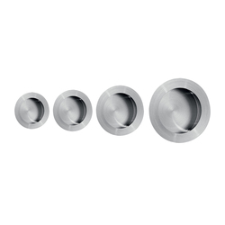 Mušle a madielka na posuvné drevené dvere Strieborný JNF