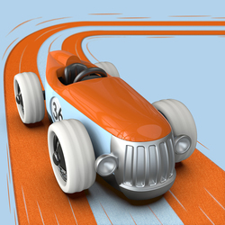 KĽÚČENKY Oranžový MTM