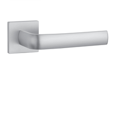 Kľučky na hranatých rozetách Strieborný APRILE