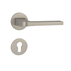 Kľučky na okrúhlych rozetách Strieborný Tupai