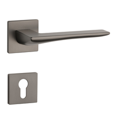 Kľučky na hranatých rozetách Sivý APRILE