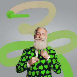 Kľučky na okrúhlych rozetách Zelený COLOMBO