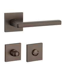 Kľučky na hranatých rozetách Hnedý APRILE