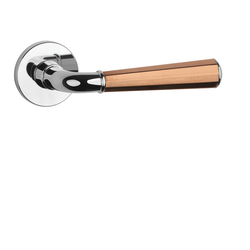 Kľučky na okrúhlych rozetách Kombinovaný APRILE