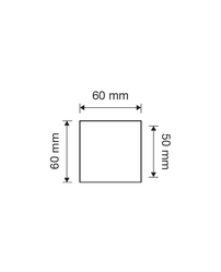 Madlá priame na rozetách Strieborný LINEA CALI