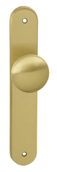 Guľa na dvere FO - Guľa FIXA na štíte ZLM.LL - zlatá matná (S01) | MP-KOVANIA.sk