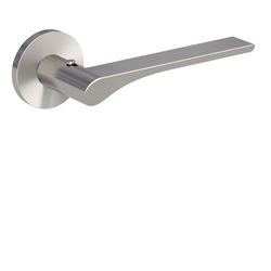 Kľučka na dvere GK - VAYA 261 LEAF LIGHT - R S2L s uzamykaním NIM - nikel matný (SG) | MP-KOVANIA.sk