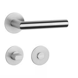 Kľučky na okrúhlych rozetách Strieborný STERK