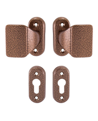 Madlá vyosené na rozetách Hnedý KE