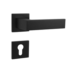 Kľučky na hranatých rozetách Čierny Tupai