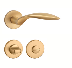 Kľučky na okrúhlych rozetách Zlatý APRILE