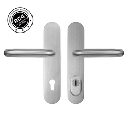 Bezpečnostné kovanie RC4 MPK - SECURO INOX S01 PLUS - SO COSLAN NEM - nerez matná | MP-KOVANIA.sk