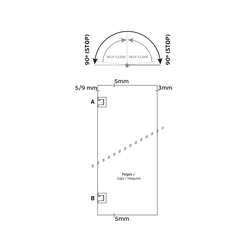 Rôzne iné pánty a závesy na sklenené dvere Zlatý JNF