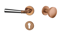 Kľučky na okrúhlych rozetách Kombinovaný APRILE