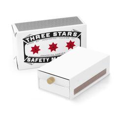 Zápalky a podpaľovače Biely SN