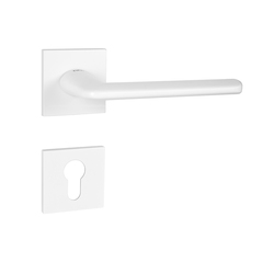 Kľučky na hranatých rozetách Biely Tupai