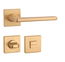 Kľučky na hranatých rozetách Zlatý APRILE