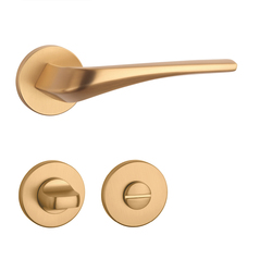 Kľučky na okrúhlych rozetách Zlatý APRILE