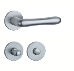 Kľučky na okrúhlych rozetách Strieborný APRILE