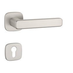 Kľučky na hranatých rozetách Strieborný APRILE