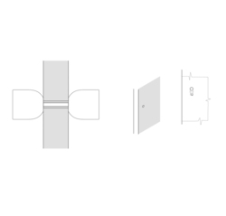 Gule priame Čierny NUDA - VERUM ITALY