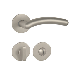 Kľučky na okrúhlych rozetách Strieborný Tupai