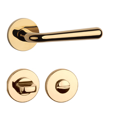 Kľučky na okrúhlych rozetách Zlatý APRILE