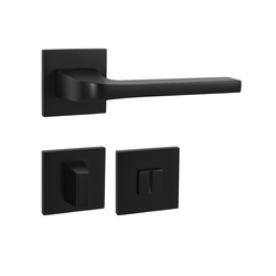 Kľučky na hranatých rozetách Čierny Tupai