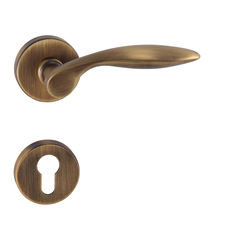 Kľučky na okrúhlych rozetách Bronzový Tupai