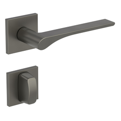 Kľučky na hranatých rozetách Sivý Griffwerk