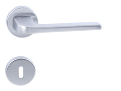 Kľučky na okrúhlych rozetách Strieborný Tupai