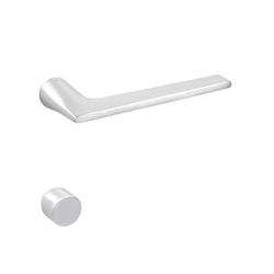 Minimalistické kľučky bez rozety na interiérové dvere Strieborný NUDA - VERUM ITALY